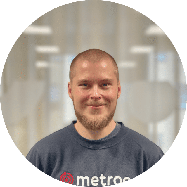 Jouni Kotilainen ohjelmistokehitys Metroc Henkilökuva